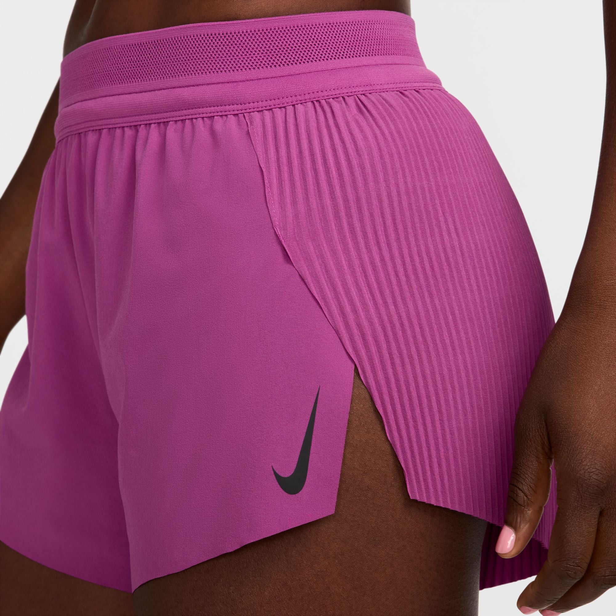 Nike selling Aeroswift 2” Running Racing Shorts Black Pink