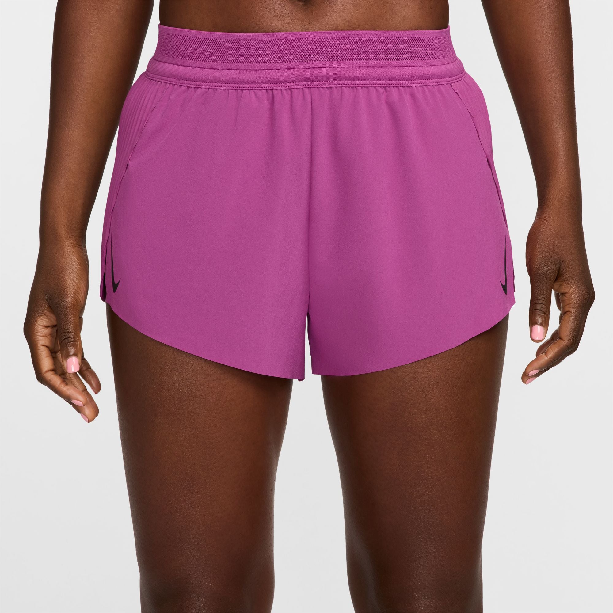 Nike Aeroswift 4” Running Racing Shorts outlet Black Pink