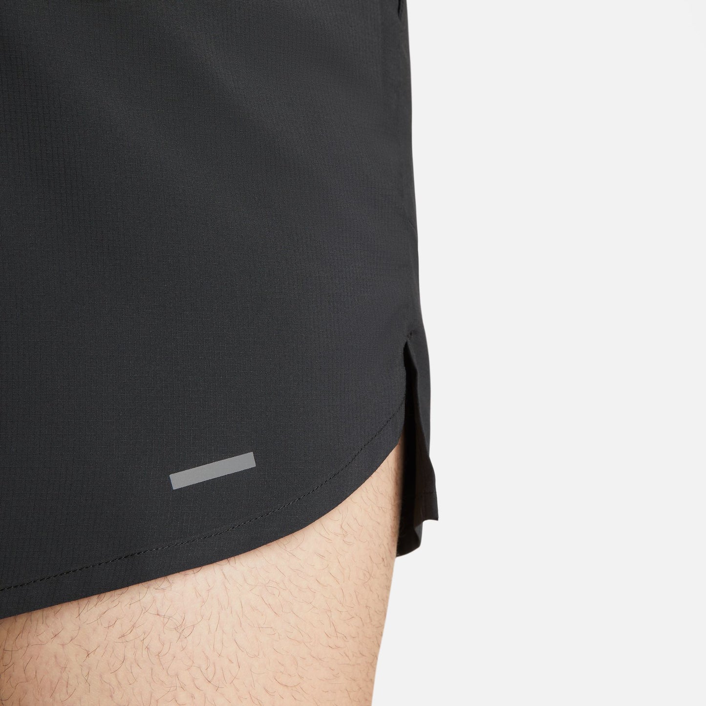 Nike Stride 7" Shorts | Black / Reflective Silver | Mens