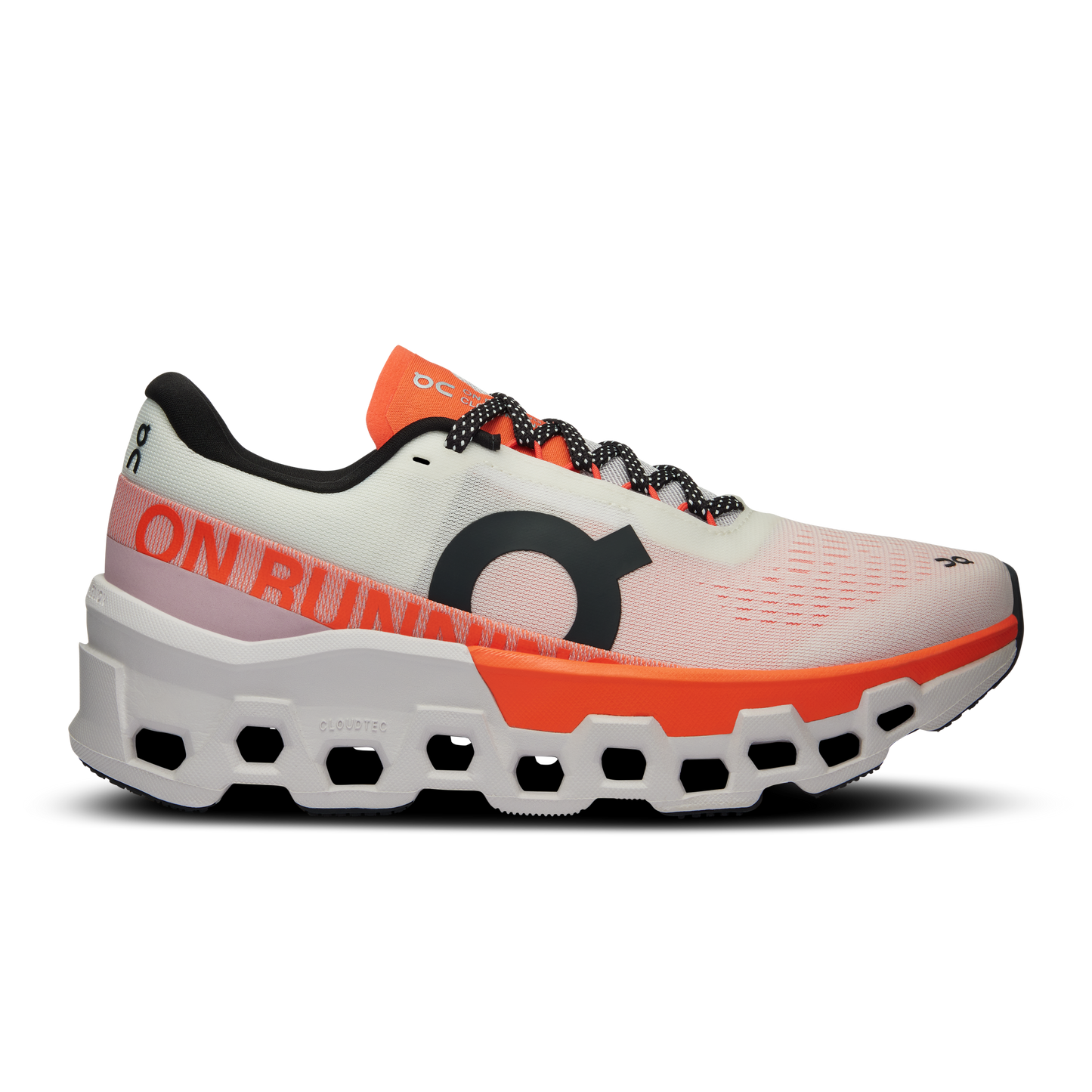 On Cloudmonster 2 | White / Flame | Womens