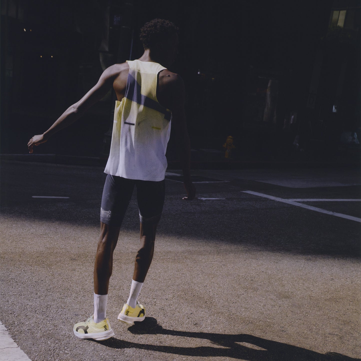 On Race Singlet | Limelight / Glacier | Mens