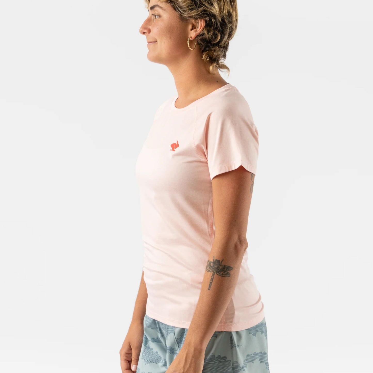 rabbit EZ Tee | Blushing Rose | Womens