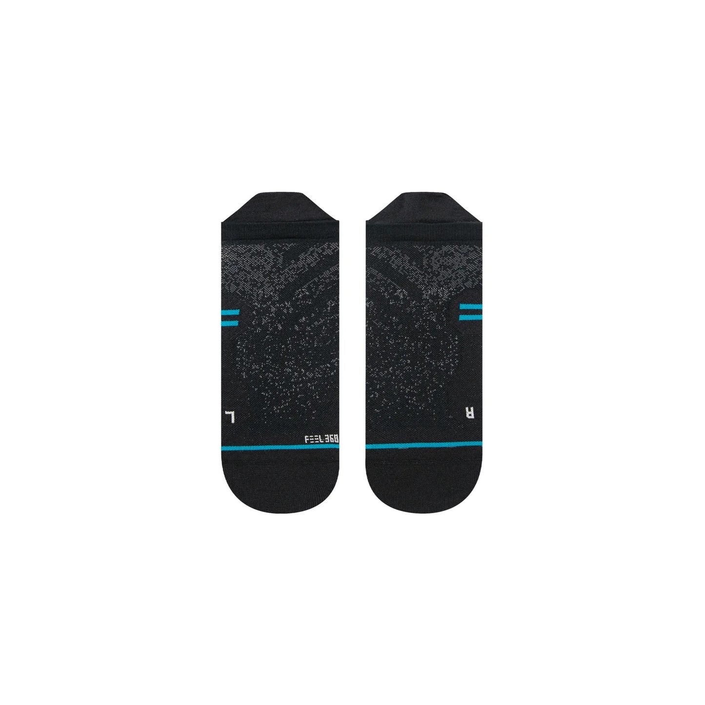 Stance Run UL Tab | Ultralight Cushion | Tab Length | Black | 3 Pack